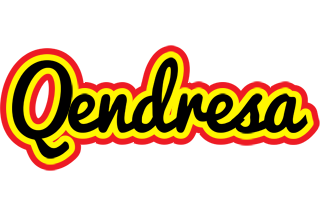 Qendresa flaming logo