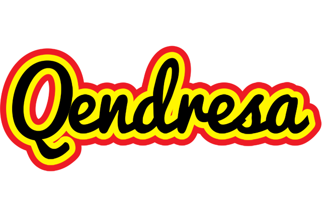 Qendresa flaming logo