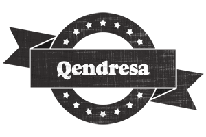 Qendresa grunge logo