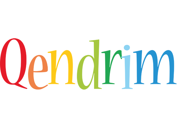 Qendrim birthday logo