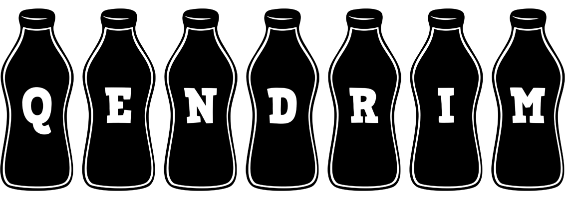 Qendrim bottle logo