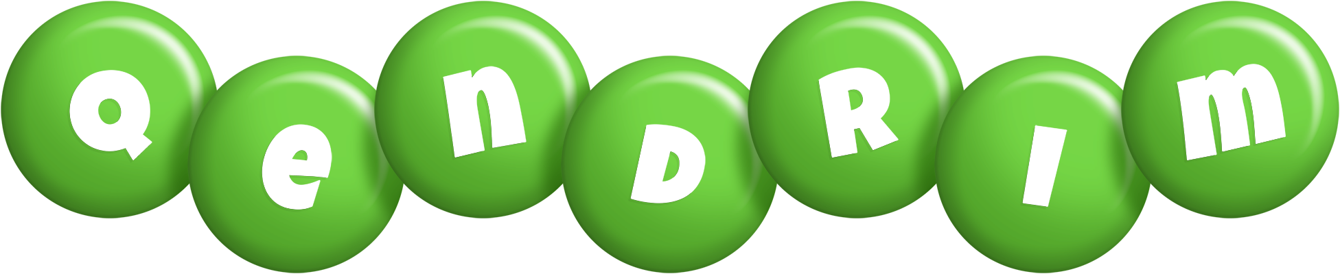 Qendrim candy-green logo