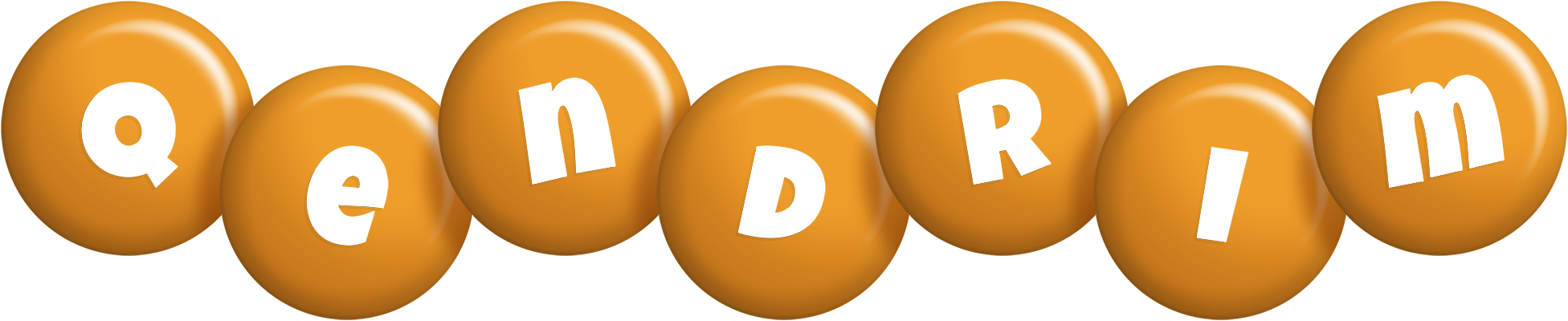 Qendrim candy-orange logo