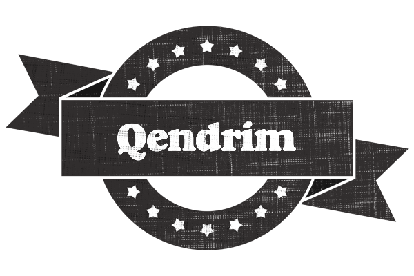 Qendrim grunge logo