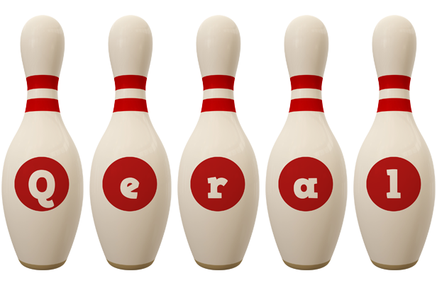 Qeral bowling-pin logo