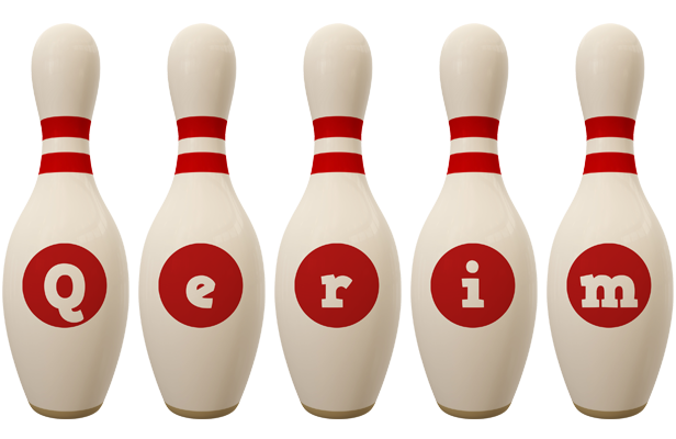 Qerim bowling-pin logo