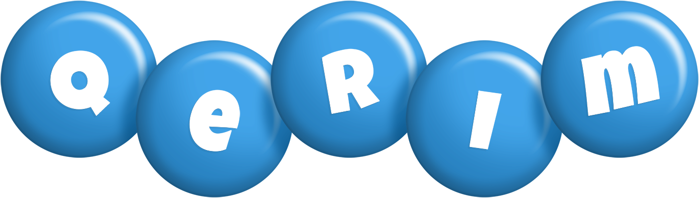 Qerim candy-blue logo