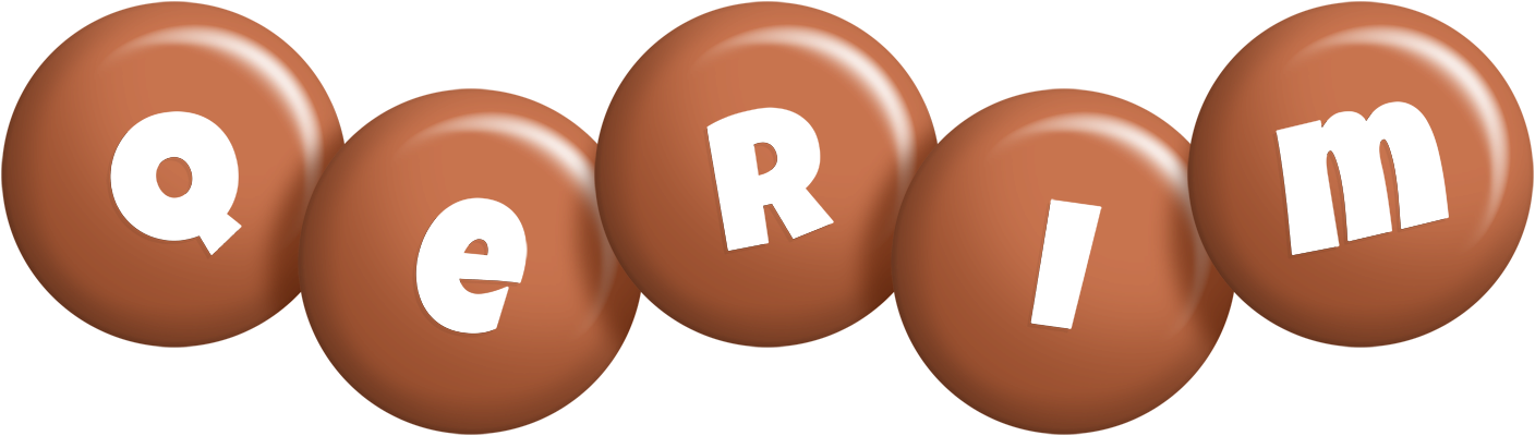 Qerim candy-brown logo