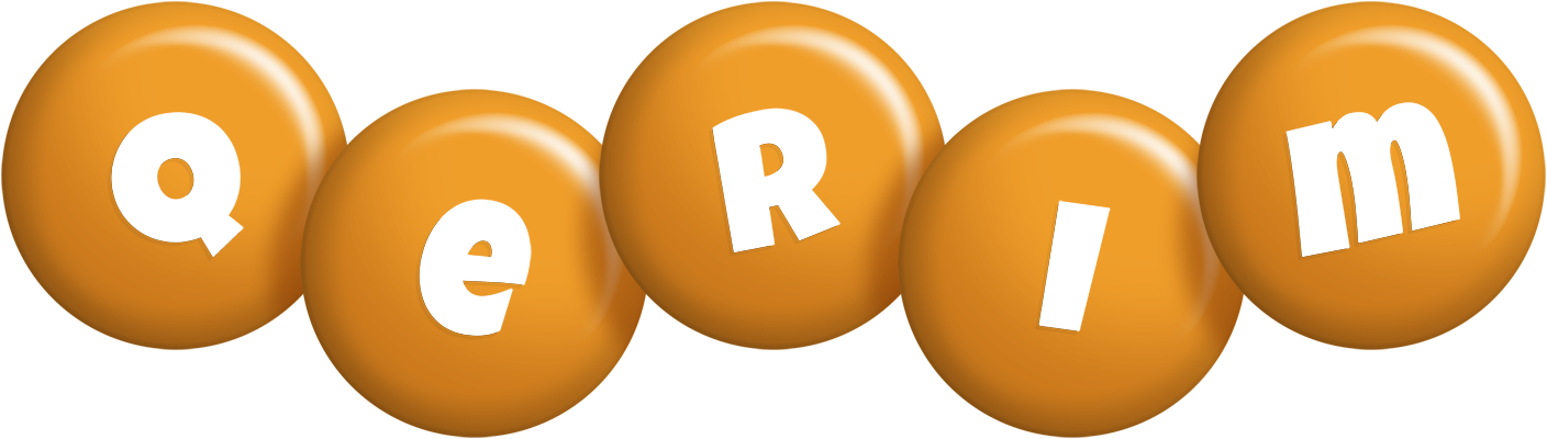 Qerim candy-orange logo