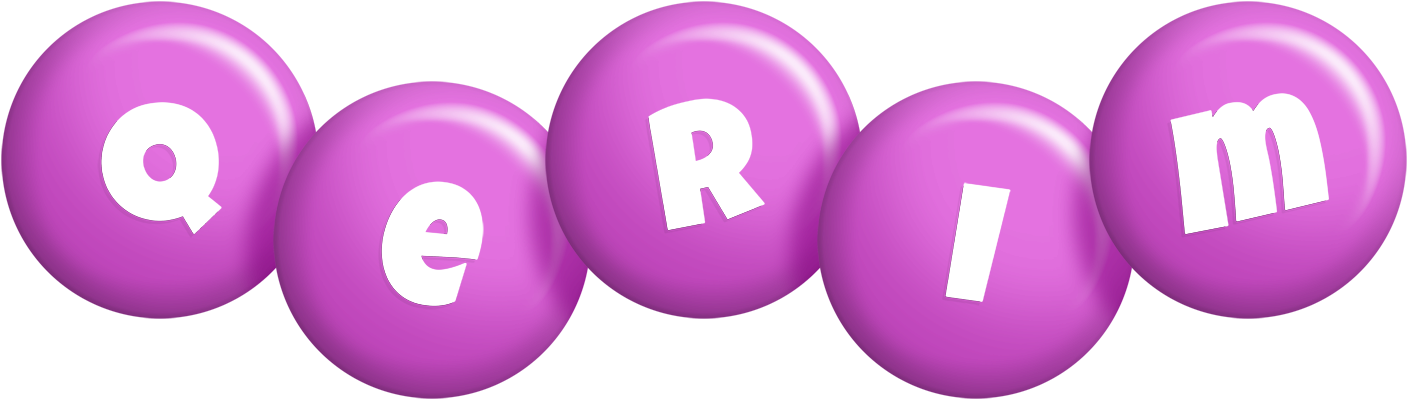 Qerim candy-purple logo