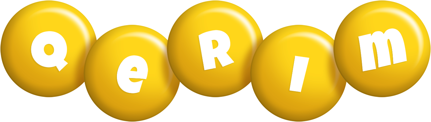 Qerim candy-yellow logo