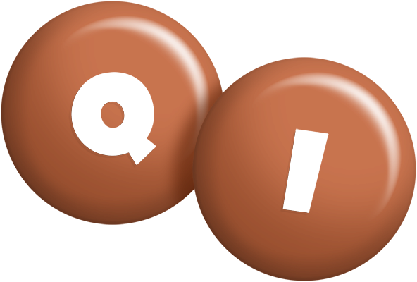 Qi candy-brown logo