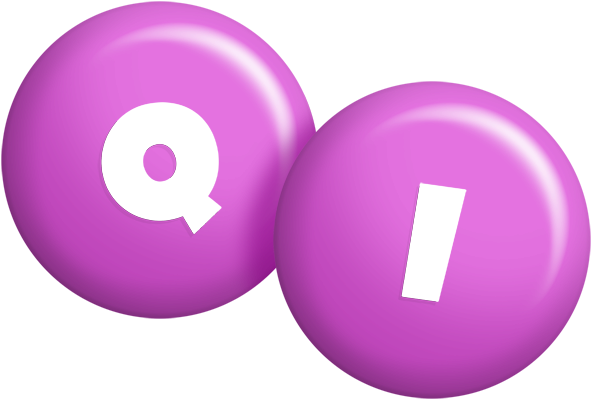 Qi candy-purple logo