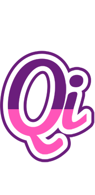 Qi cheerful logo
