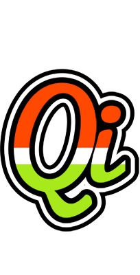Qi exotic logo