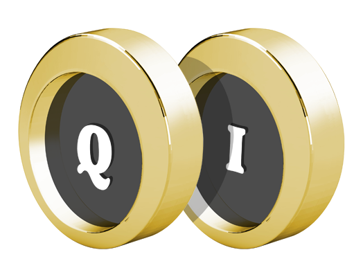 Qi gold logo