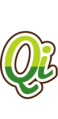 Qi golfing logo