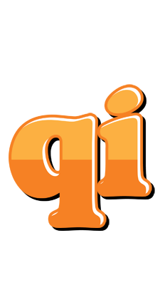 Qi orange logo