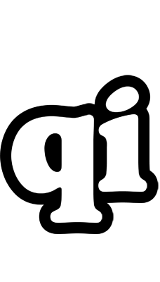 Qi panda logo
