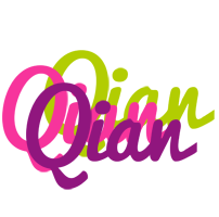 Qian flowers logo