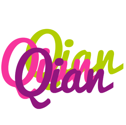 Qian flowers logo