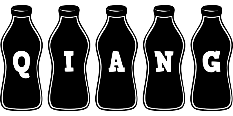 Qiang bottle logo