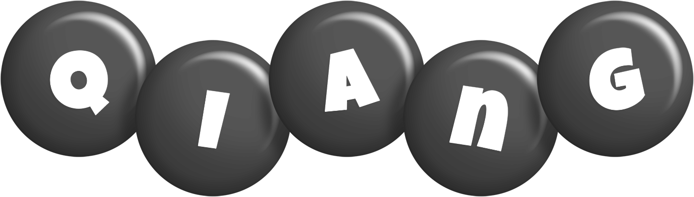 Qiang candy-black logo