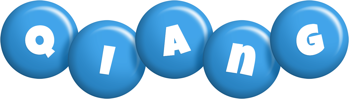 Qiang candy-blue logo