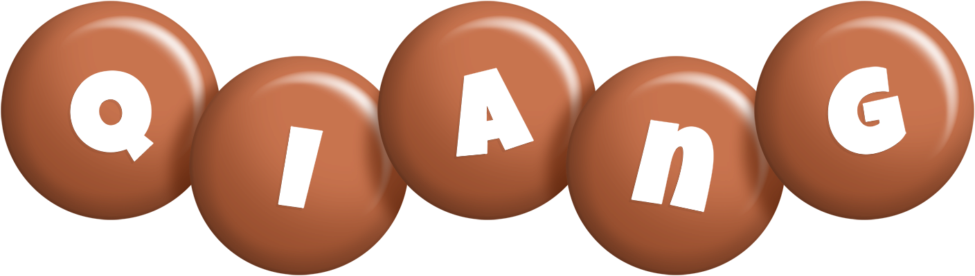 Qiang candy-brown logo