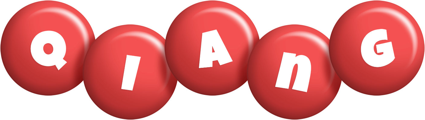 Qiang candy-red logo