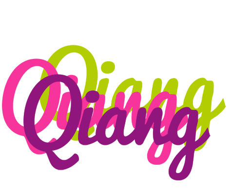 Qiang flowers logo