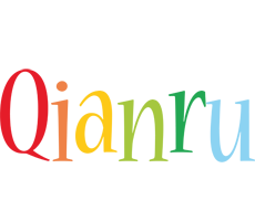 Qianru birthday logo