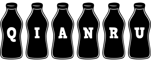 Qianru bottle logo