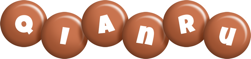 Qianru candy-brown logo