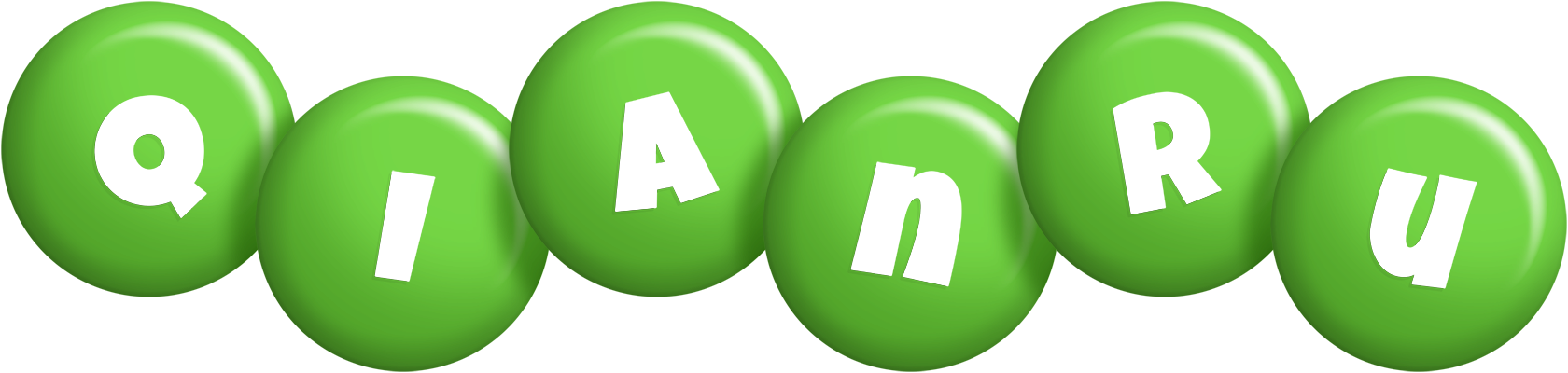 Qianru candy-green logo