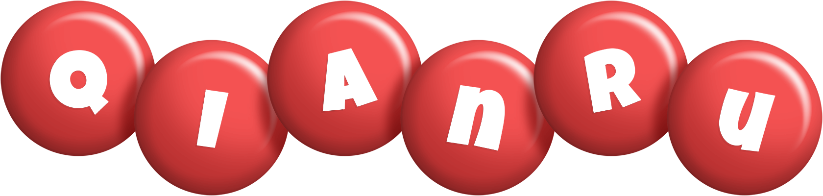 Qianru candy-red logo