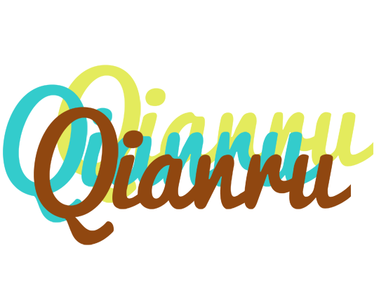 Qianru cupcake logo