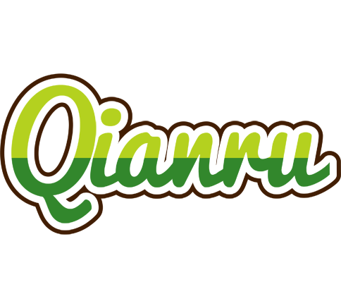 Qianru golfing logo