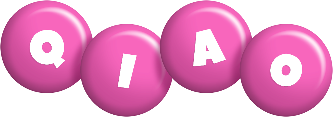 Qiao candy-pink logo