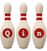 Qin bowling-pin logo