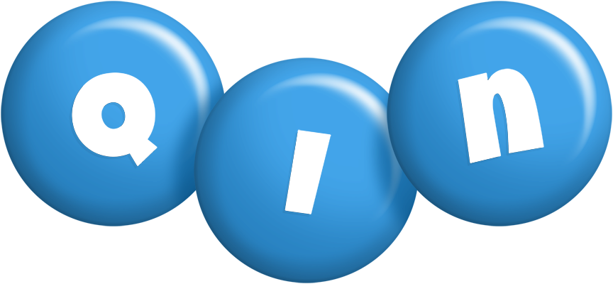 Qin candy-blue logo