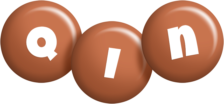 Qin candy-brown logo