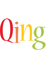 Qing birthday logo