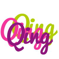 Qing flowers logo