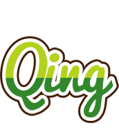 Qing golfing logo