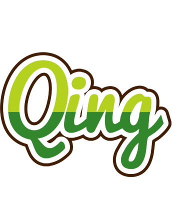 Qing golfing logo