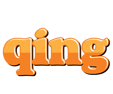 Qing orange logo