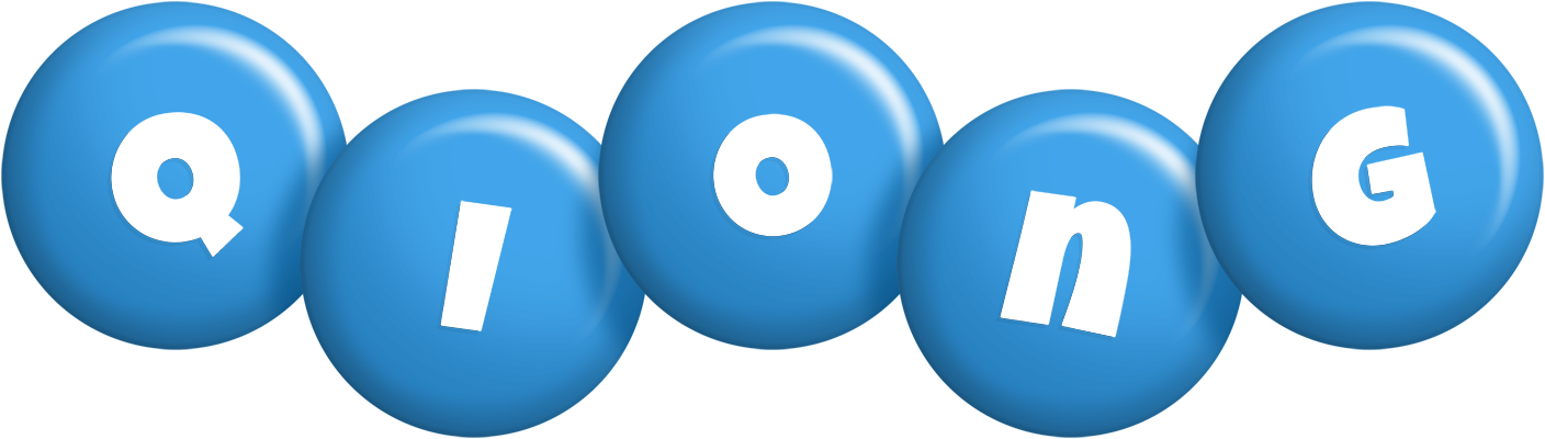 Qiong candy-blue logo