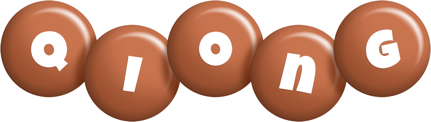 Qiong candy-brown logo