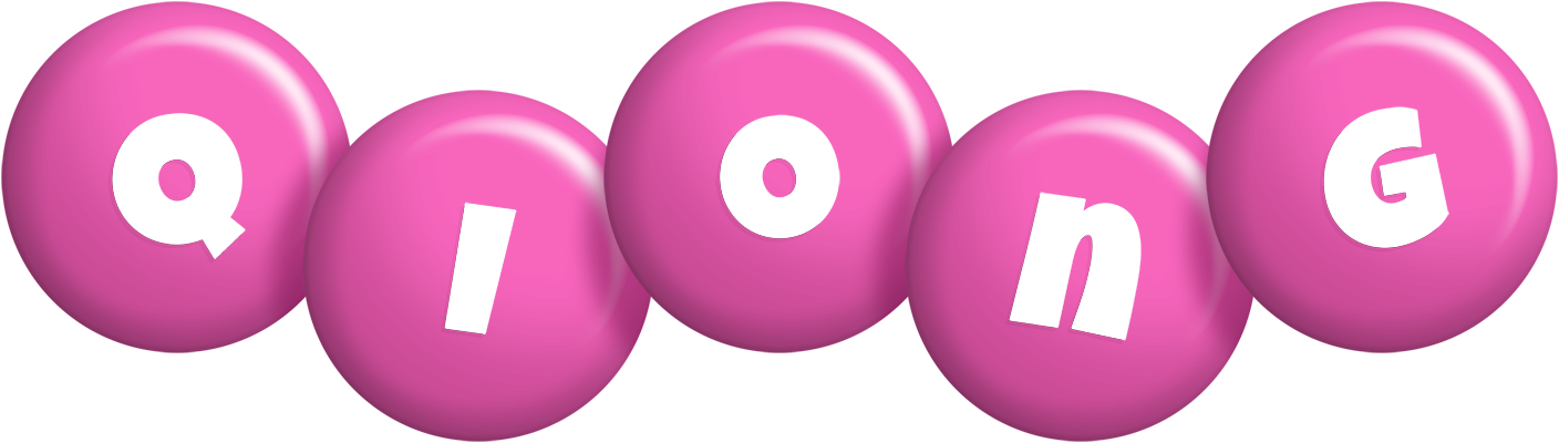 Qiong candy-pink logo